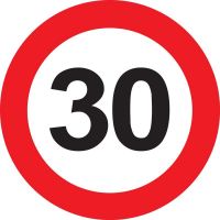 KRESZTÁBLA 30 nagy