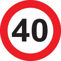KRESZTÁBLA 40 nagy