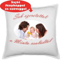 FÉNYKÉPES PÁRNA 40*40-es Matt huzattal