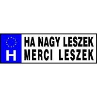 RENDSZÁM HA NAGY LESZEK MERCI LESZEK